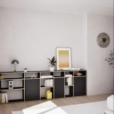 Sideboard in Black with Doors Sideboard in Black with Doors