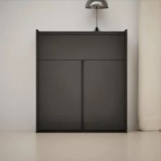 Sideboard in Black with External Drawers Sideboard in Black with External Drawers