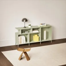 Sideboard in Green with Backpanels and Legs Sideboard in Green with Backpanels and Legs
