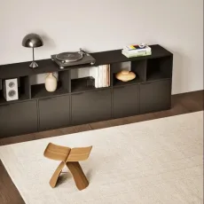 Sideboard in Premium Black with Doors Sideboard in Premium Black with Doors