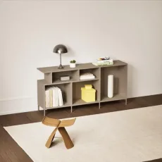 Sideboard in Stone Grey with Backpanels and Legs Sideboard in Stone Grey with Backpanels and Legs