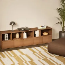 Sideboard in Walnut with Doors and Backpanels Sideboard in Walnut with Doors and Backpanels