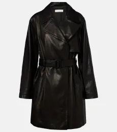 Siempra leather coat