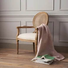 Sienna Occasional Rattan Back Chair, Natural Weathered Oak