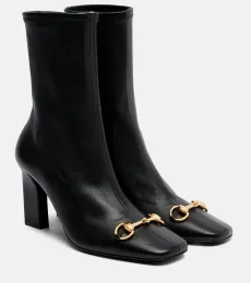 Signora Horsebit leather ankle boots