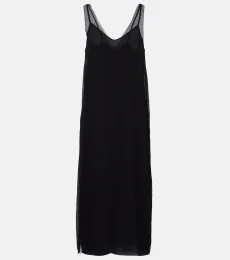Silk chiffon slip dress Silk chiffon slip dress