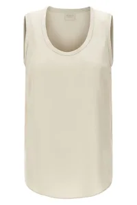 Silk top Beige Size Silk top Beige Size