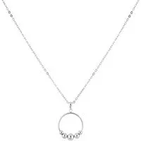 Silver Bead Calm Necklace - Gold Silver Bead Calm Necklace - Gold