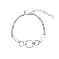 Silver Circle Chain Bracelet - 16.5cm Silver Circle Chain Bracelet - 16.5cm