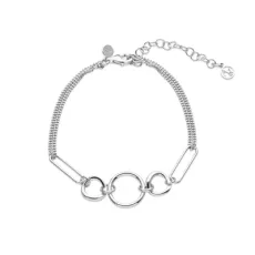 Silver Circle Chain Bracelet - Silver Silver Circle Chain Bracelet - Silver