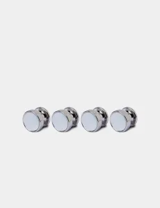 Silver Dress Stud Set Rhodium Men's Silver Dress Stud Set Rhodium Men's
