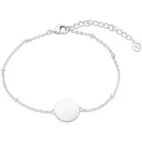 Silver Engravable Circle Bracelet - Silver Silver Engravable Circle Bracelet - Silver