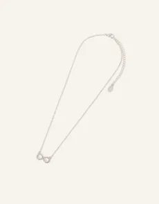 Silver Eternity Symbol Pendant Necklace, Size One Size, Women's Silver Eternity Symbol Pendant Necklace, Size One Size, Women's