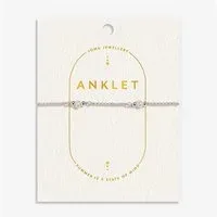 Silver Freshwater Pearls Anklet - Silver Silver Freshwater Pearls Anklet - Silver