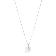 Silver Kids Engravable Cross Necklace - 35cm Silver Kids Engravable Cross Necklace - 35cm
