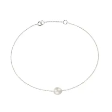 Silver Large Pearl Anklet Silver Large Pearl Anklet
