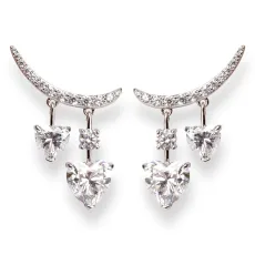 Silver Love Flow Earrings Silver Love Flow Earrings