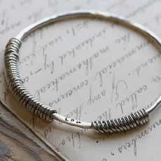 Silver Milestone Bangle Silver Milestone Bangle