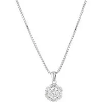 Silver Mum Me Solitaire Adult Necklace - Silver Silver Mum Me Solitaire Adult Necklace - Silver