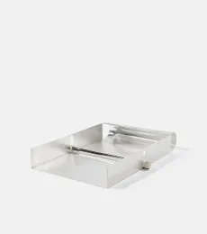 Silver-plated brass paper holder Silver-plated brass paper holder