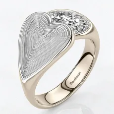 Simone Big Heart Ring - 18k Gold Plated 8 Simone Big Heart Ring - 18k Gold Plated 8