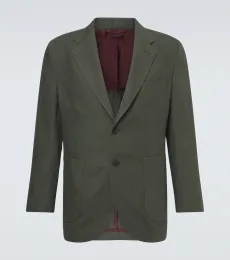 Single-breasted linen blazer Single-breasted linen blazer