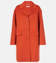 Single-breasted wool coat Single-breasted wool coat