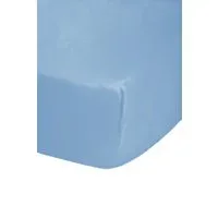 Single - Light Sky Blue Fitted Sheets Easy Care 68 Pick Polycotton Single - Light Sky Blue Fitted Sheets Easy Care 68 Pick Polycotton