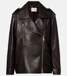 Sleek Statement leather biker jacket Sleek Statement leather biker jacket