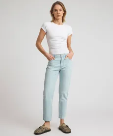 Slims High Waist Cropped Slim Fit Denim Jeans Denim Jeans - Slims Sea Mist Blue Size 25 One Teaspoon Slims High Waist Cropped Slim Fit Denim Jeans Denim Jeans - Slims Sea Mist Blue Size 25 One Teaspoon