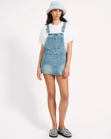 Sloan Mini Pini Denim Dress - Bolt Blue, MED