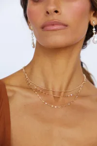 Smooth Vibes Necklace Gold Smooth Vibes Necklace Gold