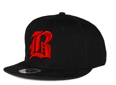 Snapback Baseball Cap Cap Hat Snapback 3D Gothic B Hip-Hop (B Black Red) Snapback Baseball Cap Cap Hat Snapback 3D Gothic B Hip-Hop (B Black Red)