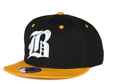 Snapback Baseball Cap Cap Hat Snapback 3D Gothic B Hip-Hop (B Yellow White) Snapback Baseball Cap Cap Hat Snapback 3D Gothic B Hip-Hop (B Yellow White)