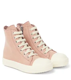 Sneakers montantes en denim Sneakers montantes en denim