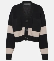 Sofia wool and cashmere cropped cardigan Sofia wool and cashmere cropped cardigan