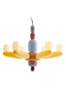 Soft Blown Chandelier (yellow) (CE/UK)