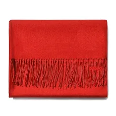 ® Soft Cashmere Feel Pashmina Style Scarf For Autumn Winter - S1-Hot Orange - (FS-O-1601-CRTNRG) ® Soft Cashmere Feel Pashmina Style Scarf For Autumn Winter - S1-Hot Orange - (FS-O-1601-CRTNRG)