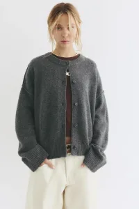 Soft Knit Cardigan - Anthracite grey
