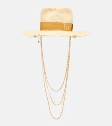 Sombrero fedora de paja Sombrero fedora de paja