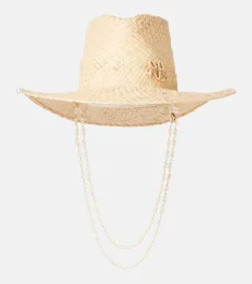 Sombrero fedora de paja adornado Sombrero fedora de paja adornado