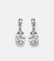 Sophia 14kt gold earrings with topaz and diamonds Sophia 14kt gold earrings with topaz and diamonds