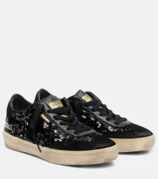 Soul Star sequined leather sneakers Soul Star sequined leather sneakers