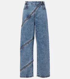 Spiral high-rise wide-leg jeans Spiral high-rise wide-leg jeans