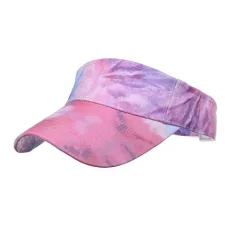 Sport Sun Visors Hat for Women Men Girl Tie Dye Adjustable Travel Cap Golf Tennis Running Summer Out Sport Sun Visors Hat for Women Men Girl Tie Dye Adjustable Travel Cap Golf Tennis Running Summer Out