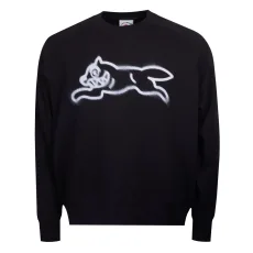 Spray Paint Running Dog Crewneck Sweatshirt Spray Paint Running Dog Crewneck Sweatshirt