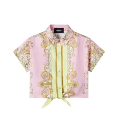 Spring Barocco silk twill shirt Spring Barocco silk twill shirt