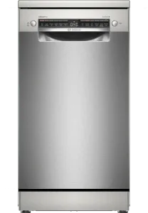 SPS4HMI49G Series 45cm Freestanding Dishwasher Silver Inox
