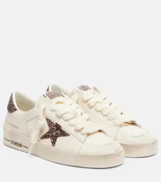 Stardan embellished leather sneakers Stardan embellished leather sneakers