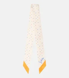 Starry silk scarf